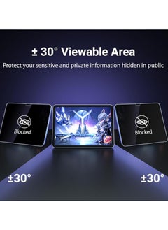 General Privacy Screen Protector for iPad Pro 13" (2024 model, 7th generation) with anti-blue light and anti-peeping features  - Image 3