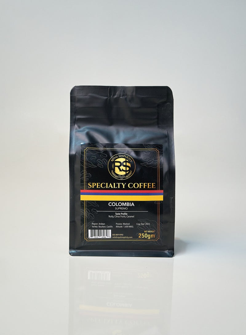 Royal Simplicity Coffee Colombia Supremo - Image 1