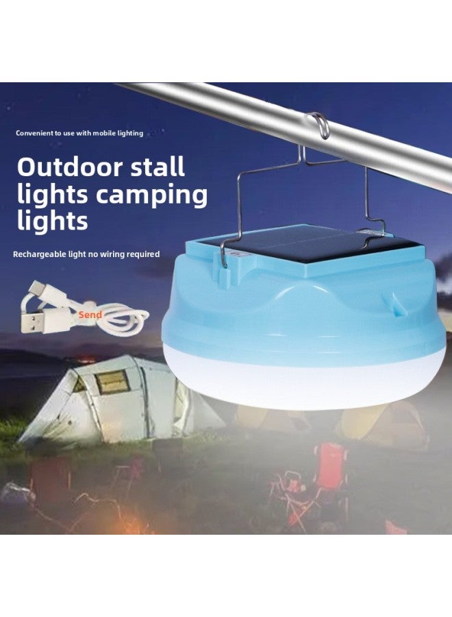 LED Solar Charging Bulb Outdoor Camping Night Market Stall Stall Mobile Home Power Outage Emergency Lighting 
