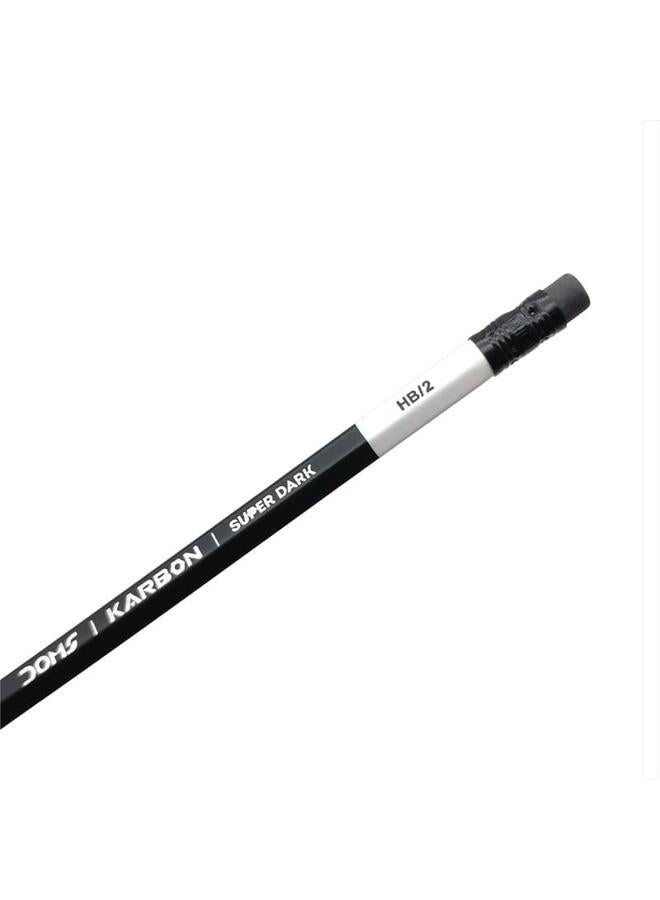 DOMS Karbon Rt Super Dark Graphite Pencil 12 Pieces - Image 4