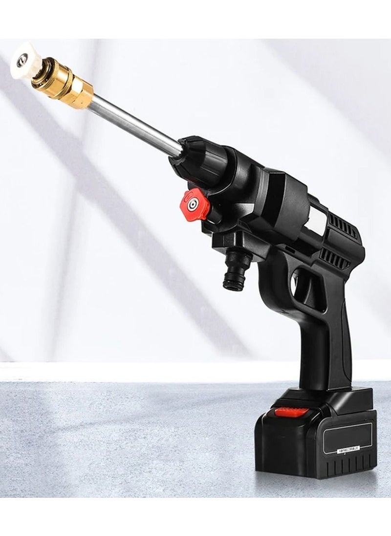 DubaiGallery Portable High Pressure Washer Gun, Handheld Cordless Pressure Washer with 6-in-1 Adjustable Nozzle & Foam Generator Nozzle Water Pump, Electric Pressure Washer for Car Home Garden  - Image 2