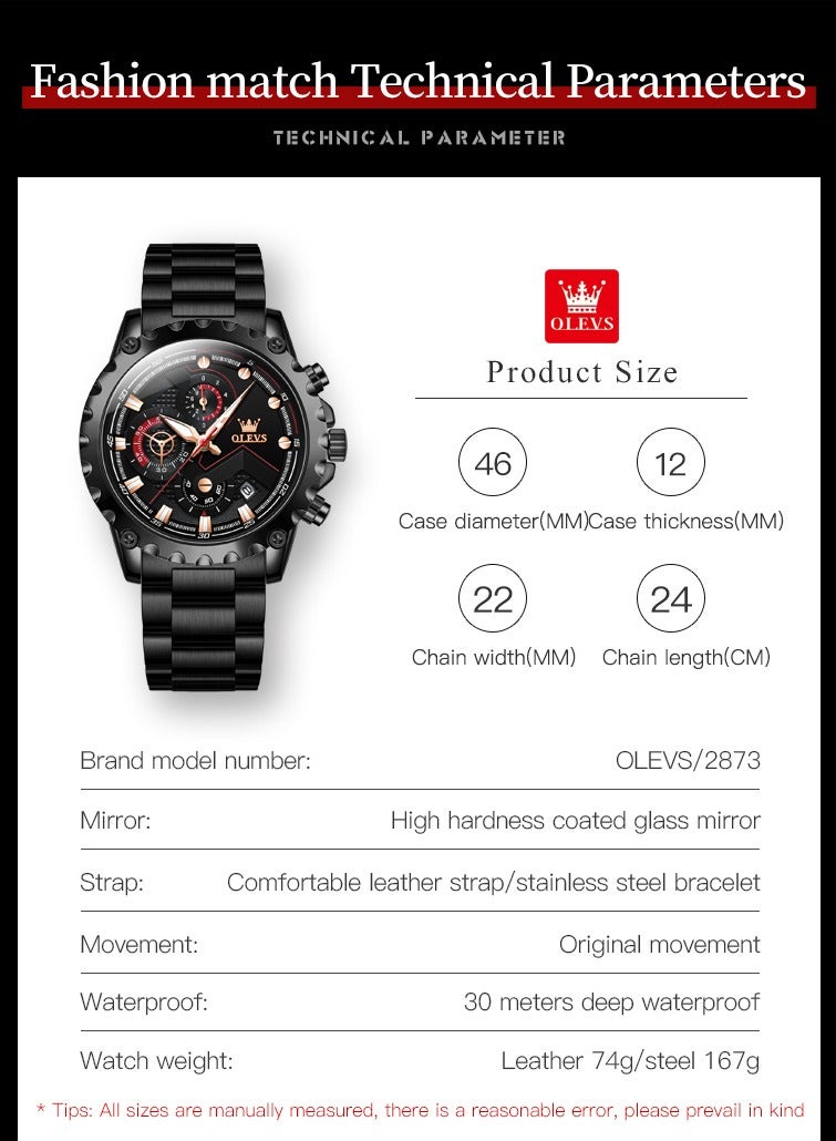 أوليفز OLEVS الرجال ووتش - Image 4