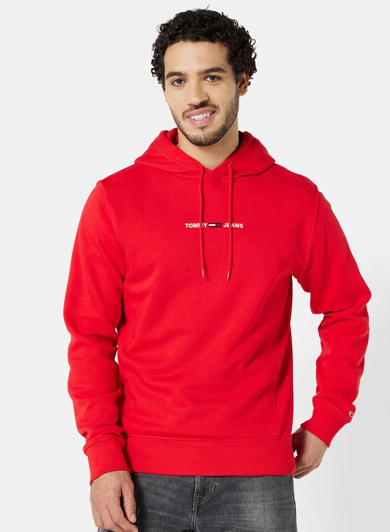TOMMY JEANS Linear Logo Hoodie