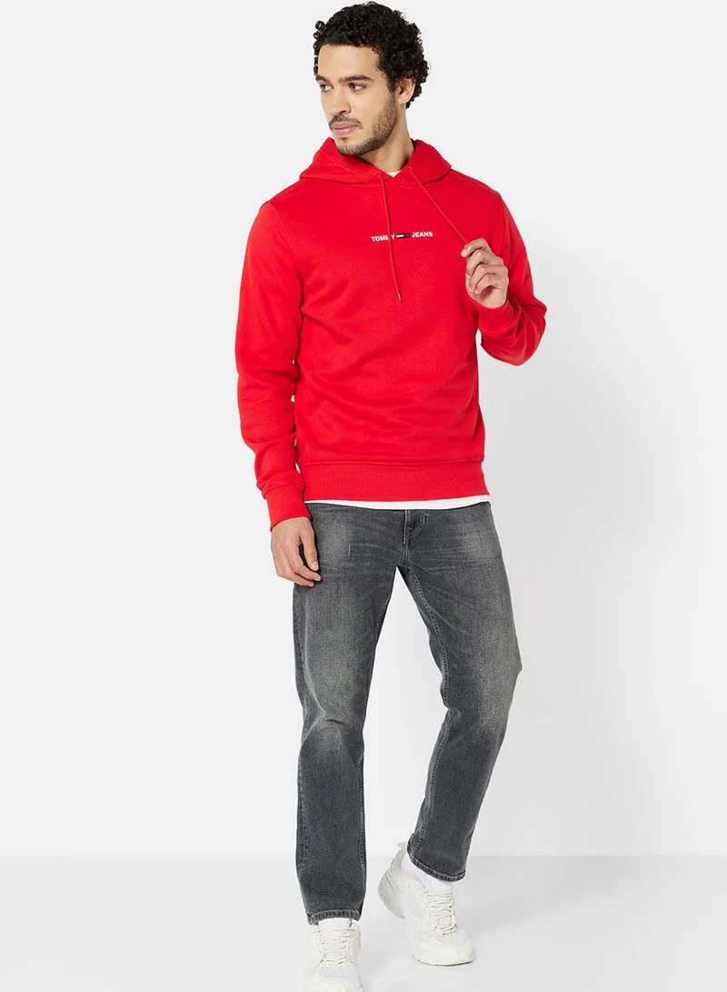 TOMMY JEANS Linear Logo Hoodie