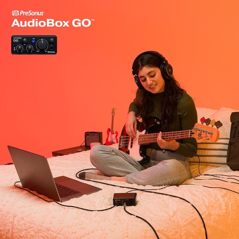 PreSonus AudioBox GO | USB-C Audio Interface for music production with Studio One DAW Recording Software, Music Tutorials, Sound Samples and Virtual Instruments - Image 5