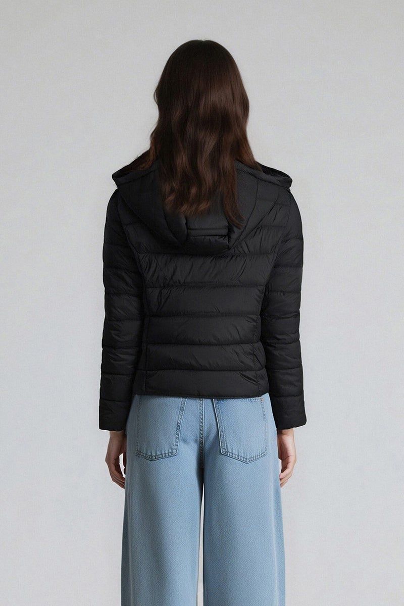 DeFacto Black Woman Waterproof Regular Fit Puffer Jacket Casual - Image 5