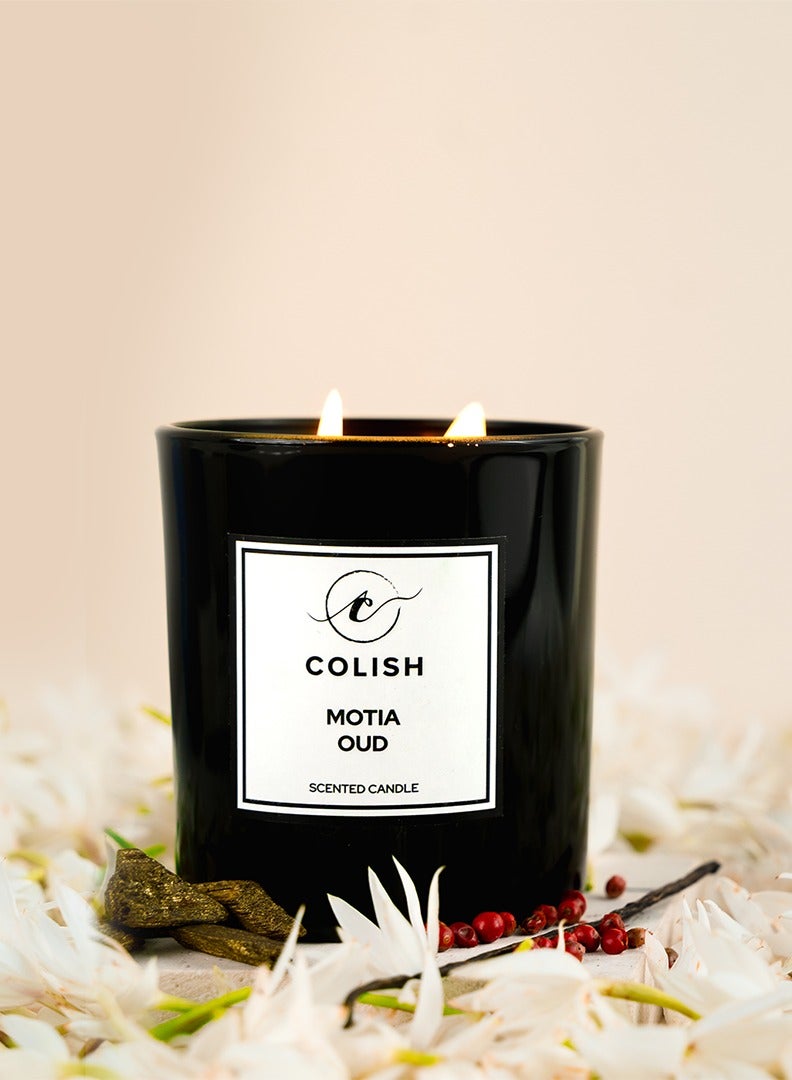 كوليش موتيا شمعة معطرة بالعود 230 جم - Image 2