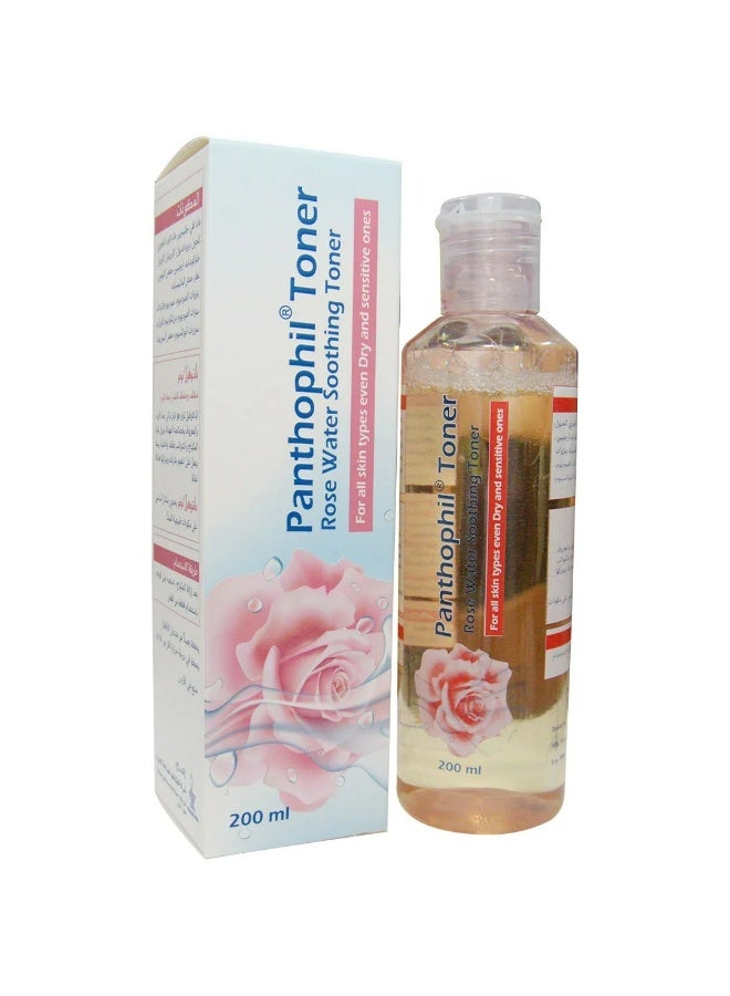 Panthophil Rose Water Soothing Toner 200Ml - Image 1