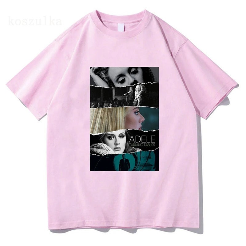 Adele Munich New Album Tour 2024 T Shirts Man Women Retro Hi - Image 5