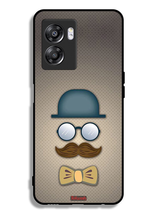 Tolwak Oppo A57 5G Protective Case Cover ManS Head Art - Image 2