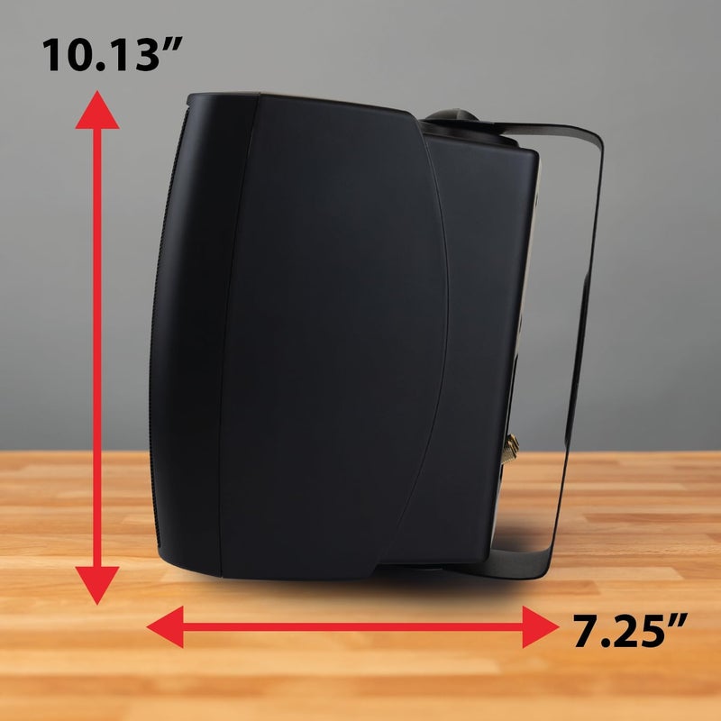 Dual Electronics LU43PB 3-Way High Performance Outdoor Indoor Speakers with Powerful Bass LU53PB - Image 5