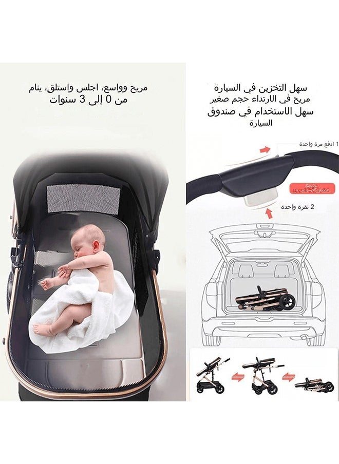 Riolio Luxury Portable Baby Stroller: 0-3 Years, Multi-Functional Design for Elite Saudi Families  - Image 5