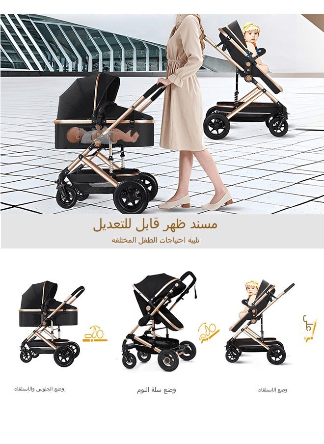 Riolio Luxury Portable Baby Stroller: 0-3 Years, Multi-Functional Design for Elite Saudi Families  - Image 2