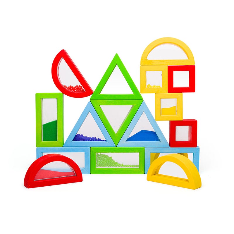 BIGJIGS Rainbow Sensory Shapes 33034