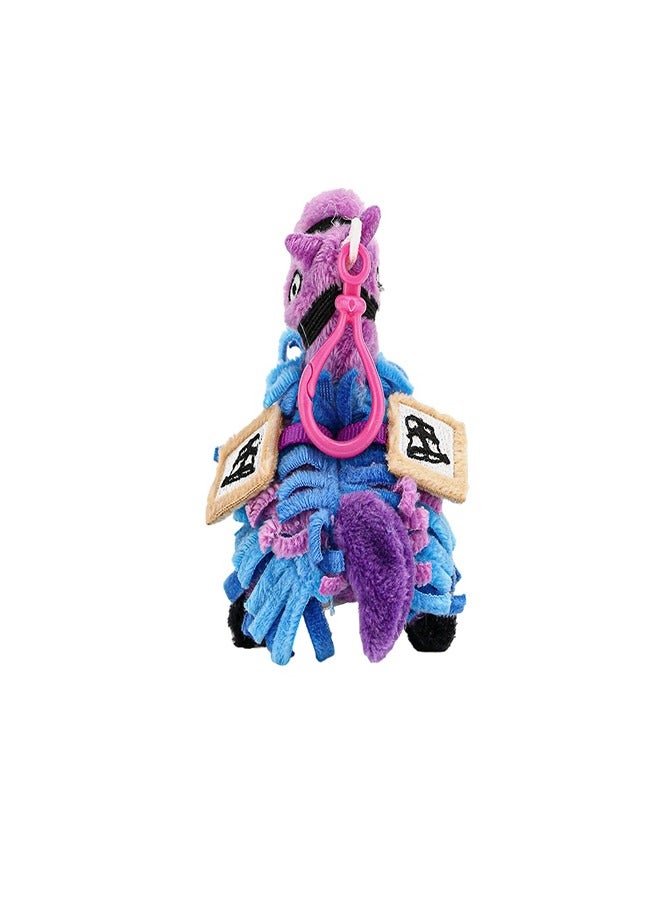 ميدالية مفاتيح ، أرجواني / أزرق - FOR7002 - Image 1