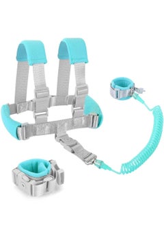 Anti Lost Toddler Leash with Backpack Harness Wrist Link for Child Safety Wristband Leash Keep Your Runner Close and Safe in Crowd Public Events Metal Connectors & Rotate 360 Degrees