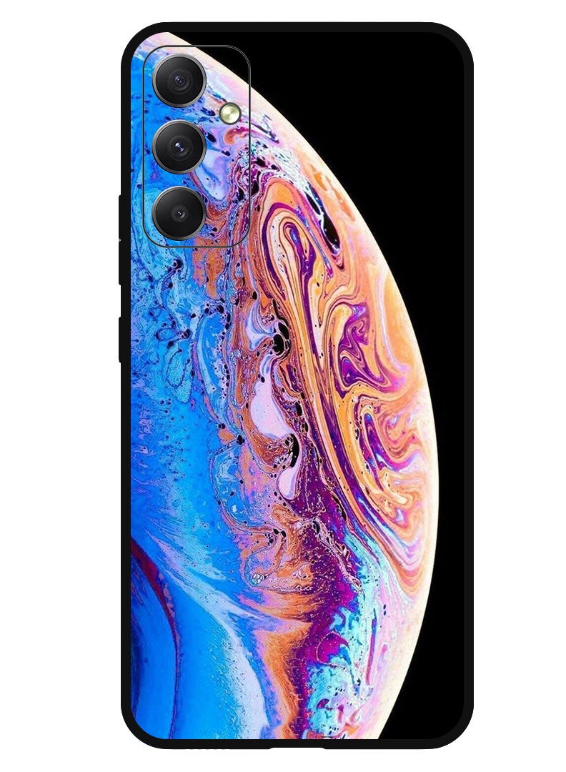 Theodor Protective Case Anti Scratch Shock Proof Bumper Cover For Samsung Galaxy A24 4G Earth wallpaper - Image 1