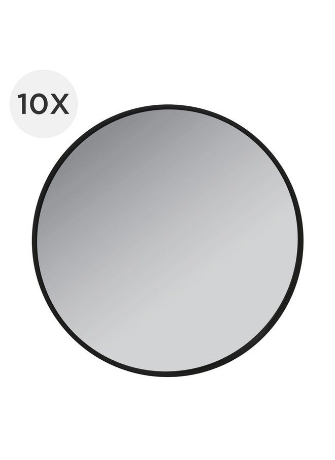 Zadro 3 Dia. Round 10Time Magnification Travel Mirror Compact Mirror Hand Mirror For Women Suctioncup Shaving Mirror  - Image 4