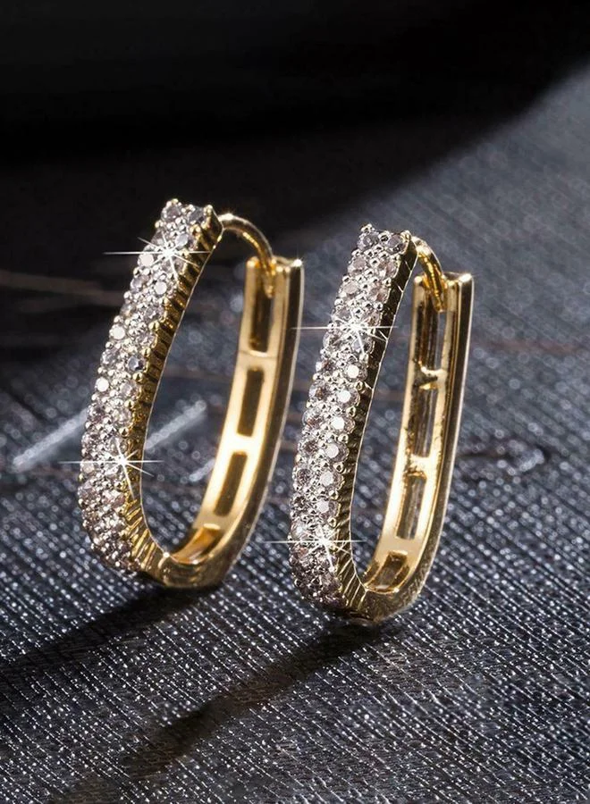 Take Two  Embellished Hoop Earrings for Women | Best Price UAE