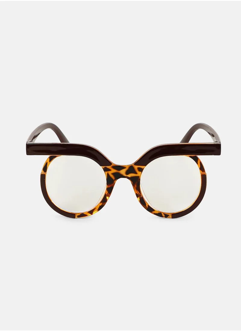 Haute Sauce Polarized Full Rim Round Sunglasses For Women