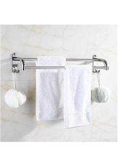 Towel Holder Double Bar with Hooks, Hanger Stand for Bathroom - pzsku/Z6E4802324511C85F99CFZ/45/_/1705937179/45ad0431-a1ce-4ef5-b884-feebb9ffd86d