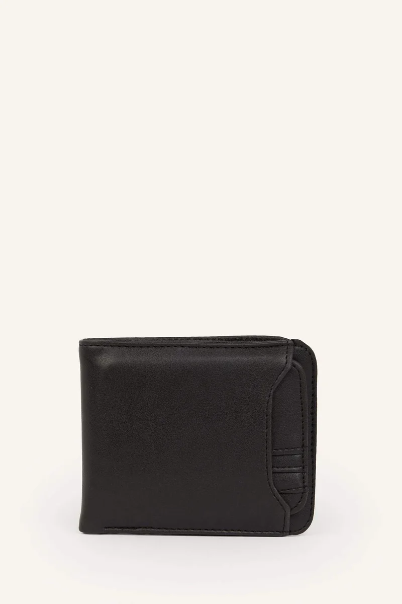 ديفاكتو Man Faux Leather Wallets