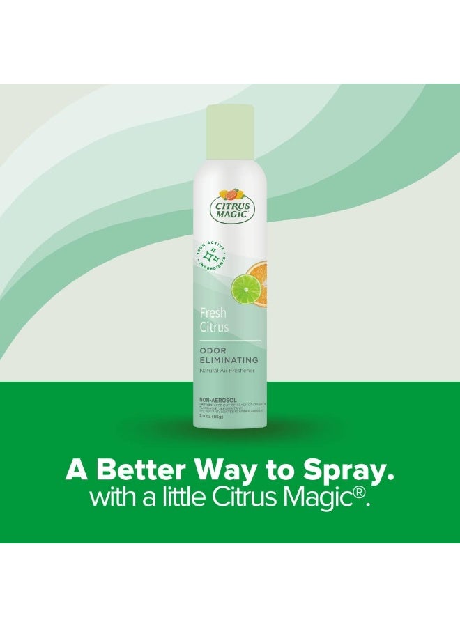 Citrus Magic رذاذ معطر للجو من سيتروس ماجيك لإزالة الروائح الطبيعية، سيتروس طازج، 3 أونصات - Image 2