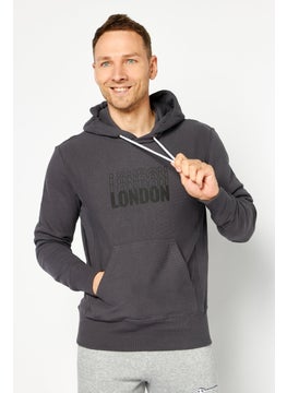 Champion Men Sportswear Fit Long Sleeves Training Hoodie, Grey  - Image 1