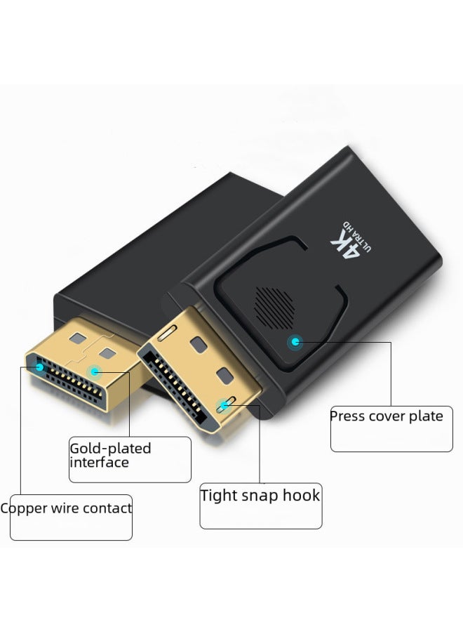 Neutral Dp To Hdmi Adapter Displayport To Hdmi 4k60hz Hd Video Converter - Image 3