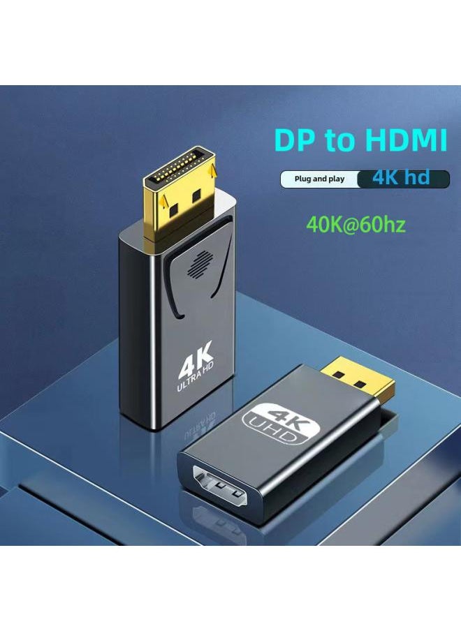 Generic Dp To Hdmi Adapter Displayport To Hdmi 4k60hz Hd Video Converter 