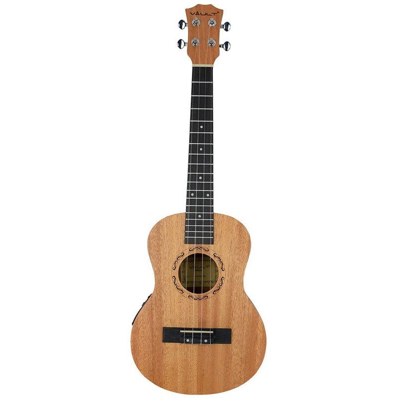 VAULT UK-2000TCE 26 بوصة قمة ماهوجني صلبة كمان كهربائي أكوستيك تنور مع EQ وحقيبة سفر - Image 2