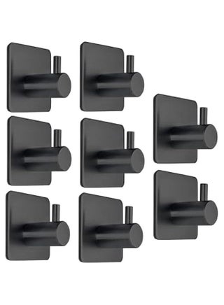 Adhesive Hooks Heavy Duty Wall Hooks Waterproof Stainless Steel Hooks for Hanging Coat, Hat, Towel Robe Hook Rack Wall Mount- Bathroom and Bedroom (57-02-8p) - pzsku/Z6E48468DFF356A82AF0EZ/45/_/1731620220/97df0ad1-0a44-400e-81ae-18427d50b8d7