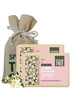 Speaking Tree Sensuous Jasmine Handmade Soap 100 Gms (Pack Of 2)  - Image 2
