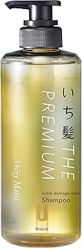 Ichikami The Premium Extra Damage Care Hair Shampoo 480ml Shiny Moist - Image 1
