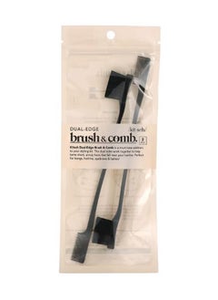 Kitsch Dual Edge Brush  Comb 2 Count  - Image 1