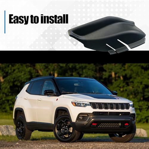 KMBNTU Front Windshield Wrap Corner Trim Right Side Fit for Jeep Compass 2017-2023 Engine Hood Hinge Cover Replace 7AA46RXFAA 5UT12RXFAB 53223828 - Image 5