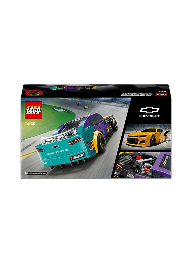 LEGO - Speed Champions Nascar Next Gen Chevrolet Camaro Zl1 Race Car Toy, Vehicle Playset, Model Building Set For Kids, Racing Gift For Boys And Girls Aged 9 And Over (328 Pieces) 76935 - Image 1