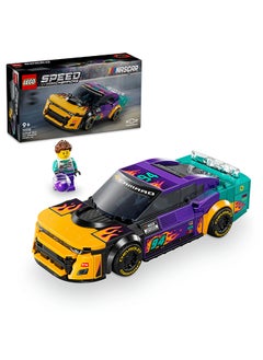 LEGO Speed Champions Nascar Next Gen Chevrolet Camaro Zl1 Race Car Toy, Vehicle Playset, Model Building Set For Kids, Racing Gift For Boys And Girls Aged 9 And Over (328 Pieces) 76935  - Image 1