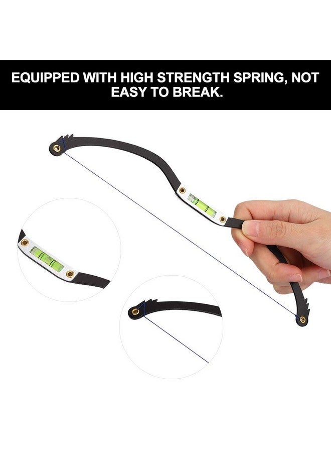 Yinhing Eyebrow Rulereyebrow Line Marker Rulereyebrow Mapper With Stringsbow Mapper Tool With Mapping Thread Positioning Liner Sponge Measure Marker Ruler Tool(Black) - Image 5