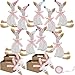 Flahard 28 Pcs One Silly Goose Party Favors Include 9 Mini Goose Plush Stuffed Animal 9 Boxes 9 Birthday Party Hats and 1 Roll Rope for Adopt a Goose Party Favors Birthday Gifts Color Style 1 - Image 2