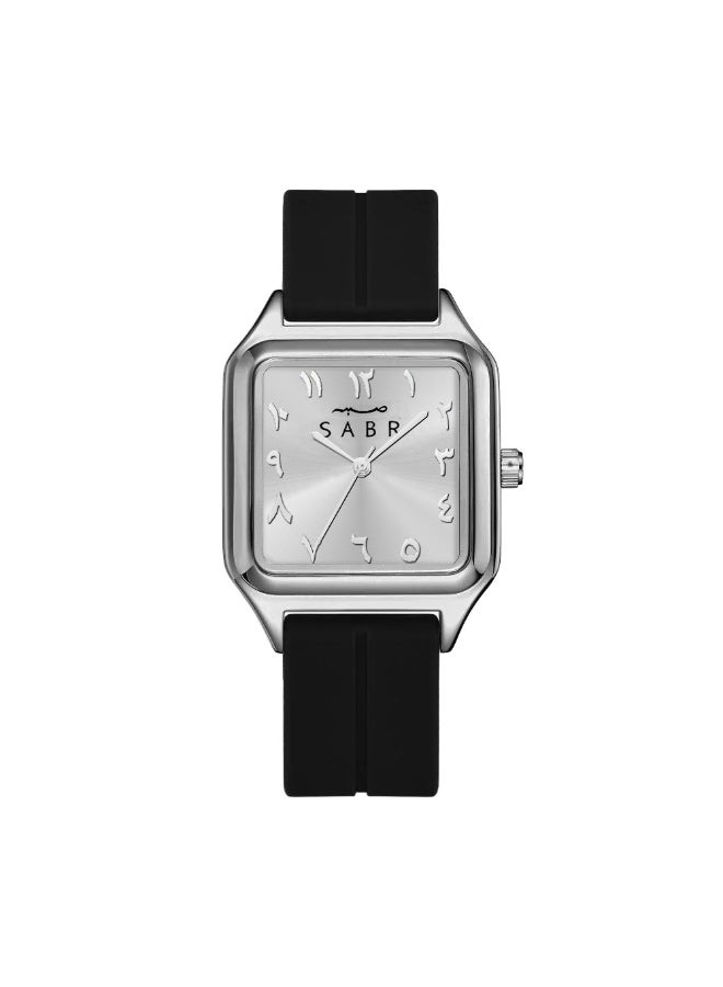 صبر ساعة كوارتز شبابية صامتة مقاومة للماء للرجال