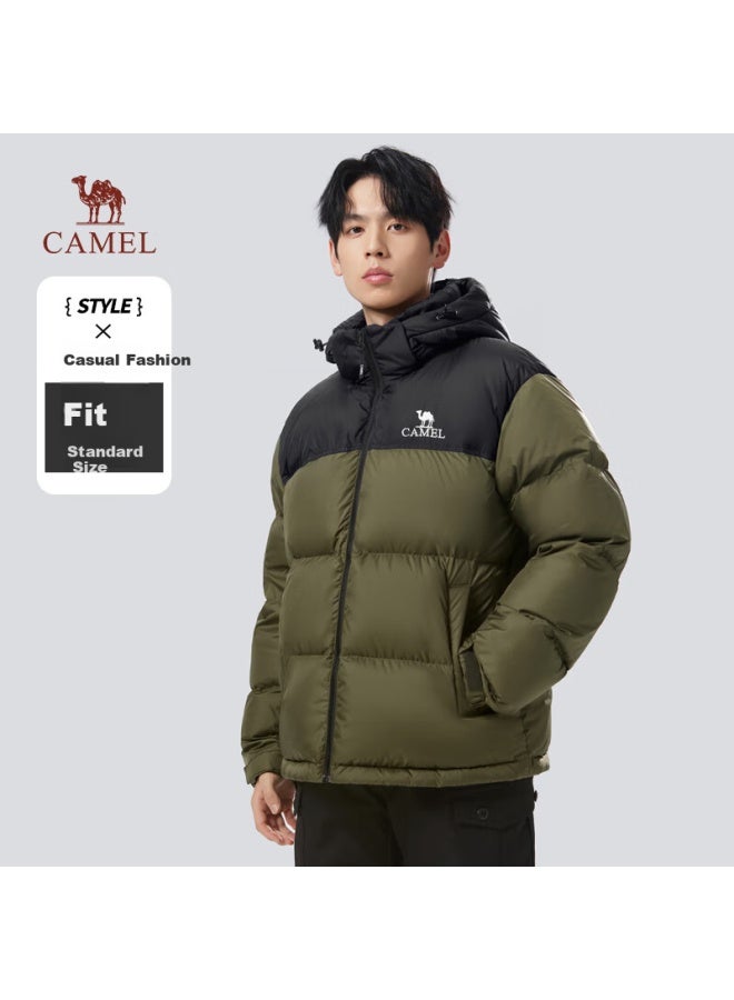 Camel Volcano Down Jacket 2.0 Junkai's Style Zhe Kai Jia], Men's Thickened Cold-resistant Warm Coat For Winter - Image 1