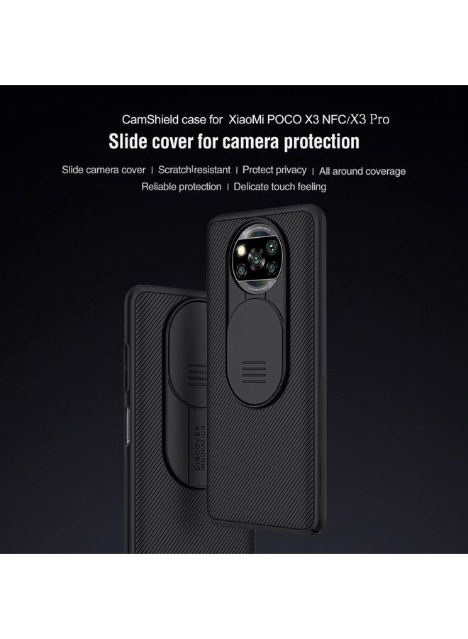 WVOZWWO غطاء لجهاز Xiaomi Poco X3 NFC، غطاء حماية رقيق Nilkkin CamShield Pro مع واقي كاميرا من PC صلب وTPU رقيق للغاية ومضاد للخدش لجهاز xiaomi Poco X3 NFC /X3 Pro - Image 4