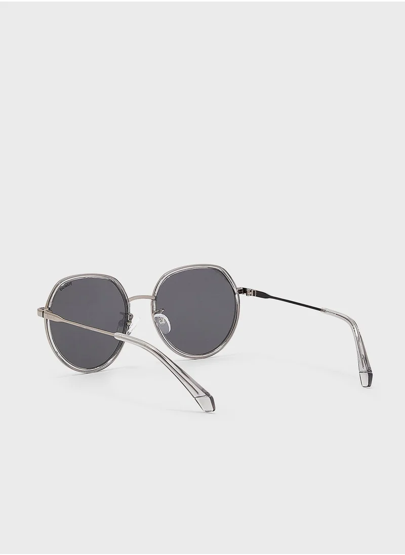 Polaroid Hexagonal Sunglasses