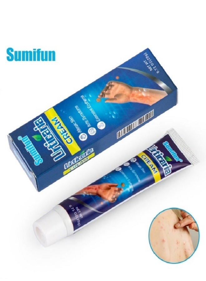 Sumifun 1-Piece Anti Itch Urticaria Cream Ointment for Allergic Reactions, Skin Rash Relief, Hives Treatment, Redness Reduction, Eczema Care, Dermatitis Support, Fast Acting Soothing Ointment 20g - Image 4