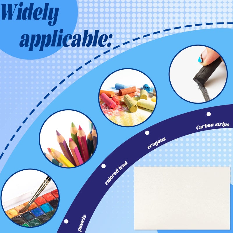 Fyess 120Pcs 100% Rag Cotton White Watercolor Paper 140lb Heavyweight Paper Watercolor Paper Cards Cold Press Paper Bulk Watercolor Drawing Student Artist for Kids,5 x 7 inch - Image 4