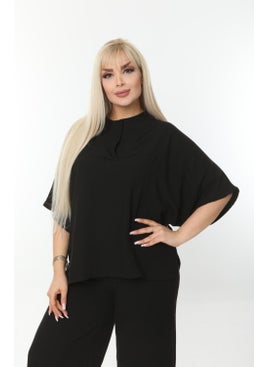 Escbutik Large Size Side Slit Comfortable Two-piece Suit with Trousers Stylish Bottom-Top Suit  - Image 5