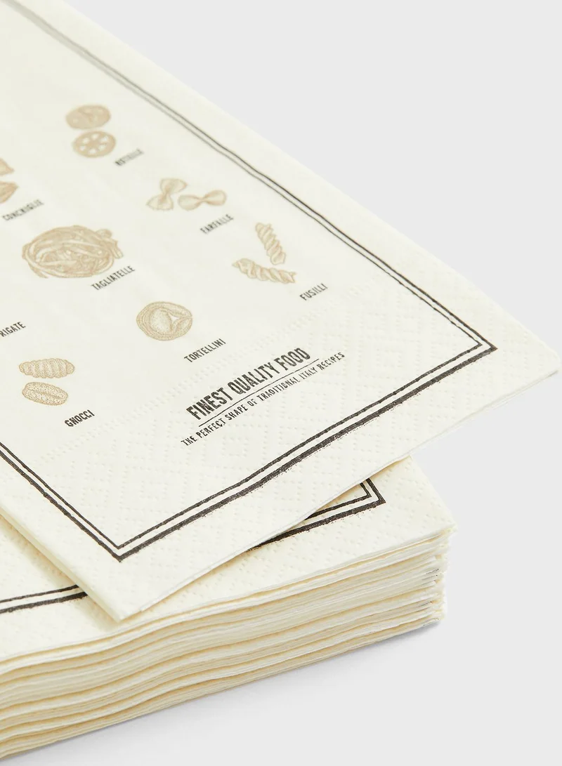 H&M 15-Pack Paper Napkins-20X11