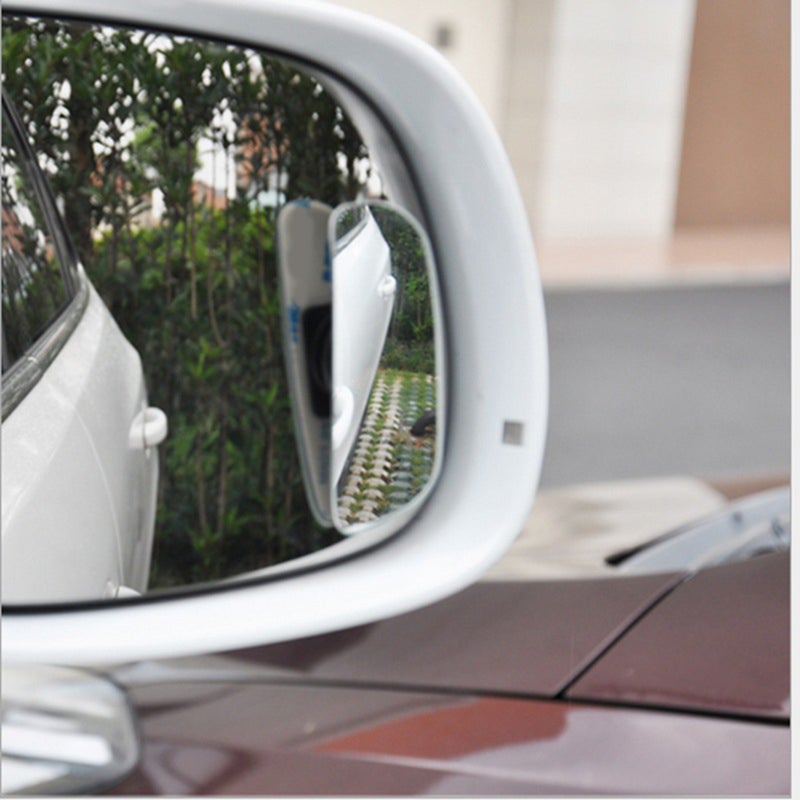 🚗 من مرايا الرؤية العمياء قابلة لتعديل الزاوية للرؤية واسعة الخلفية للسيارات والشاحنات - Image 4