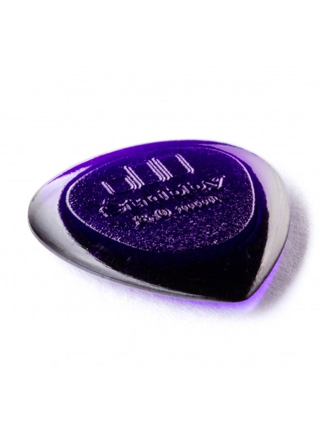 JIM DUNLOP JIM DUNLOP 474P3.0 Stubby®, Dark Purple, 3.0mm, 6/Player's Pack  - Image 3